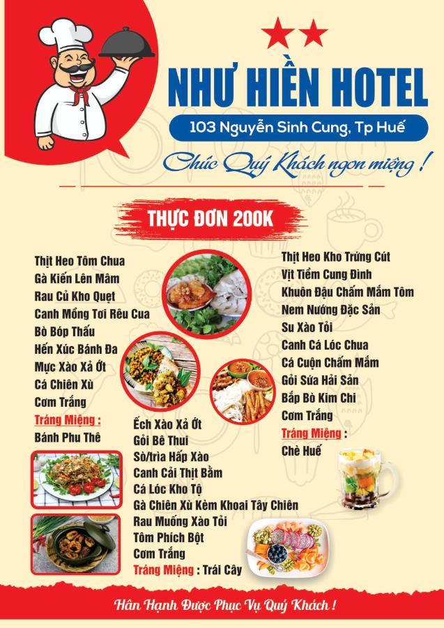Nhu Hien Hotel Hue Exterior foto