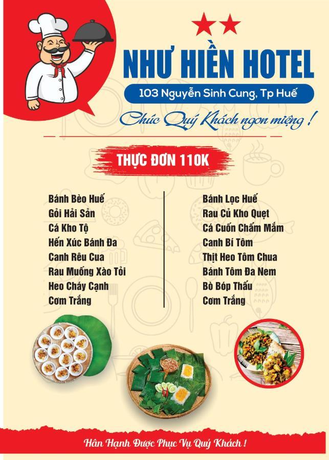 Nhu Hien Hotel Hue Exterior foto